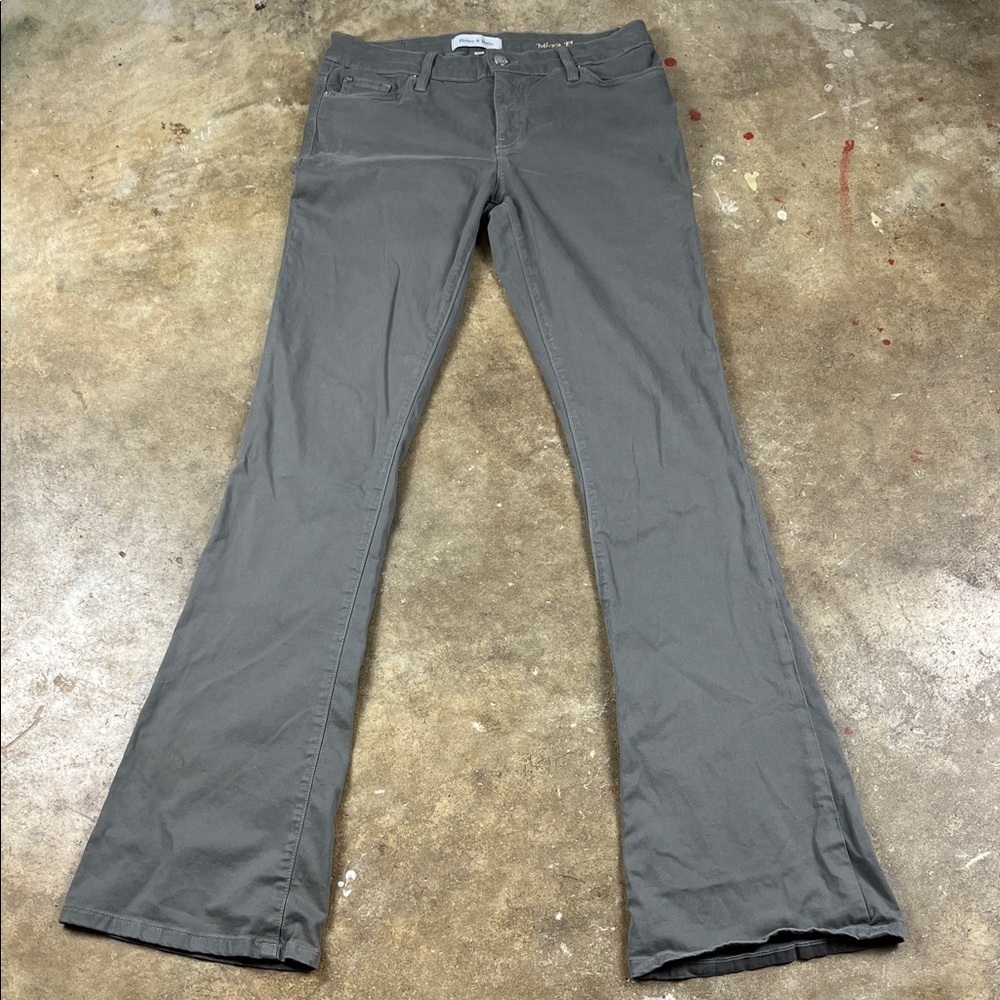 Henry & Belle Micro Flare Pants in Grayish-Green
Size:28